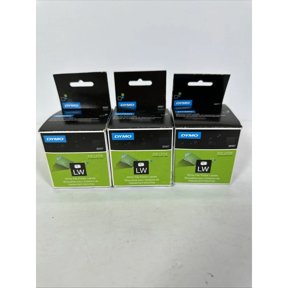 DYMO 30327 File Folder Labels White 9/16